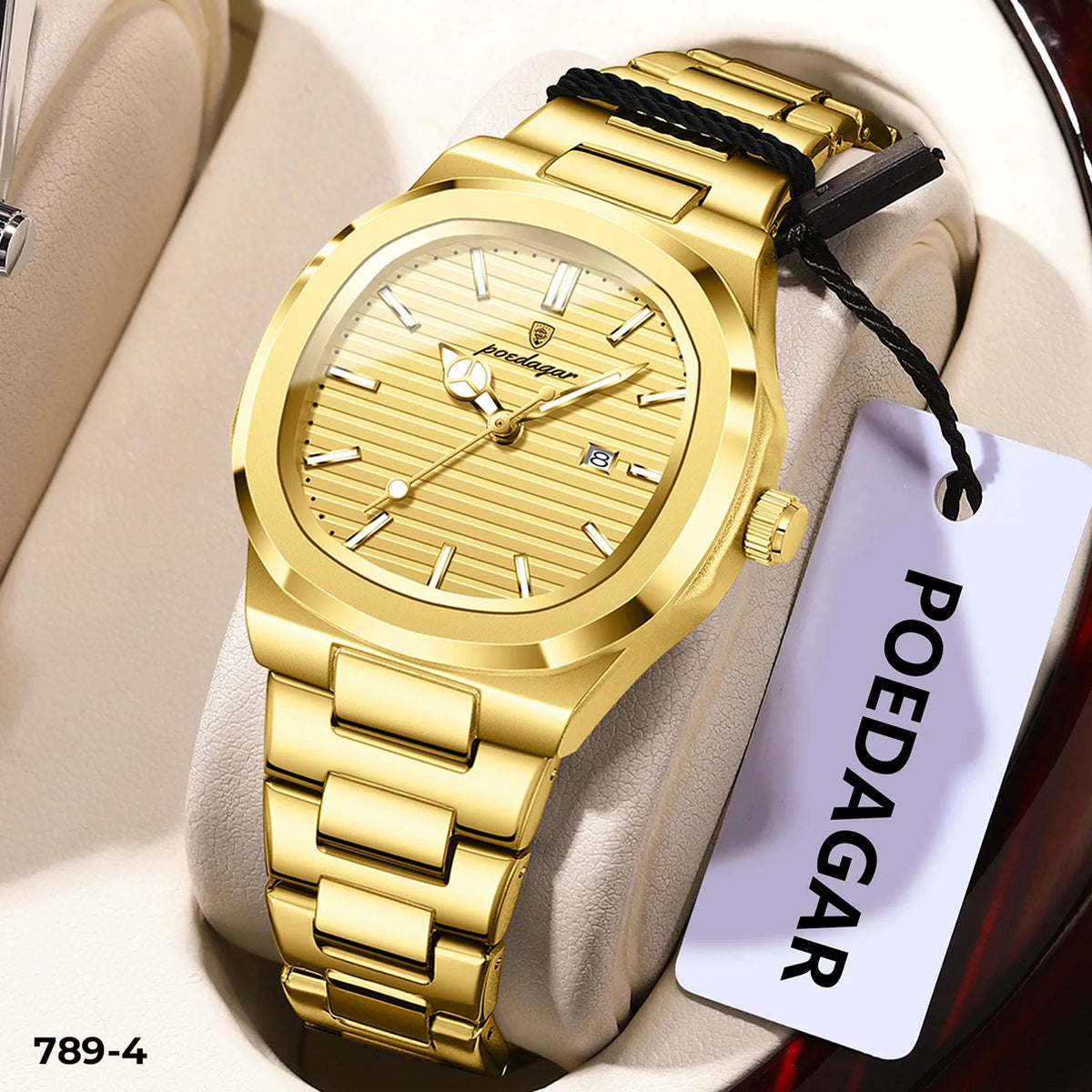 Reloj París dorado