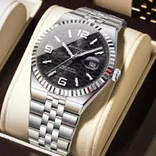 Reloj Ginebra plata con negro