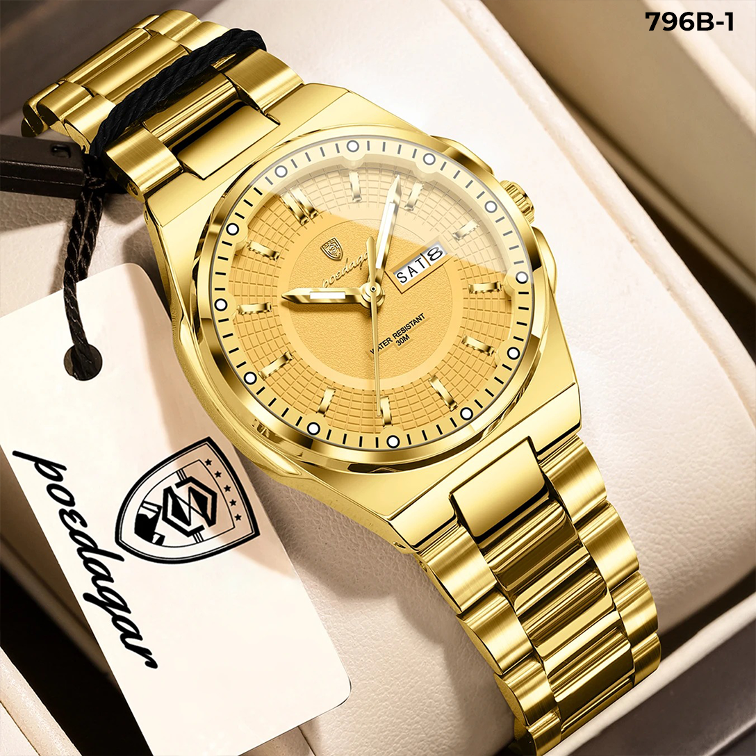 Reloj Viena dorado